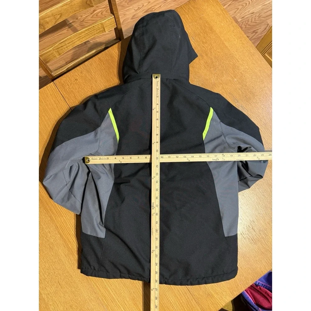Gerry Youth 3 In 1 Ski Jacket L 14/16 Fleece Liner Hooded Winter Coat